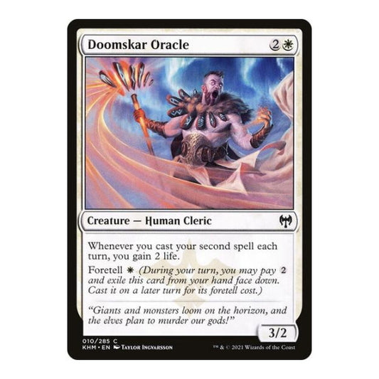Doomskar Oracle (KHM) #10 Common (Lightly Played) Kaldheim Magic: The Gathering: 2021