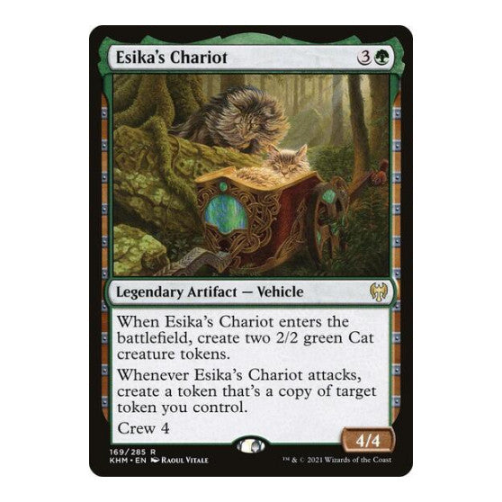 Esika's Chariot (KHM) #169 Rare (Lightly Played) Kaldheim Magic: The Gathering: 2021