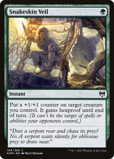 2021 Magic: Kaldheim (KHM) - Snakeskin Veil (#194, Common) (Lightly Played)