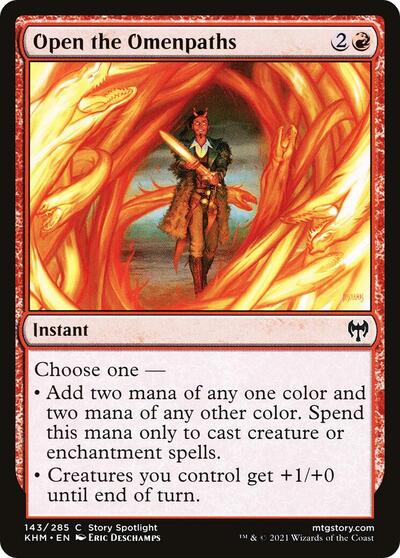 Open the Omenpaths (KHM) #143 Common Kaldheim Magic: The Gathering: 2021