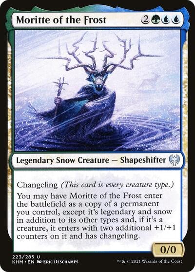Moritte of the Frost (KHM) #223 Uncommon (Lightly Played) Kaldheim Magic: The Gathering: 2021