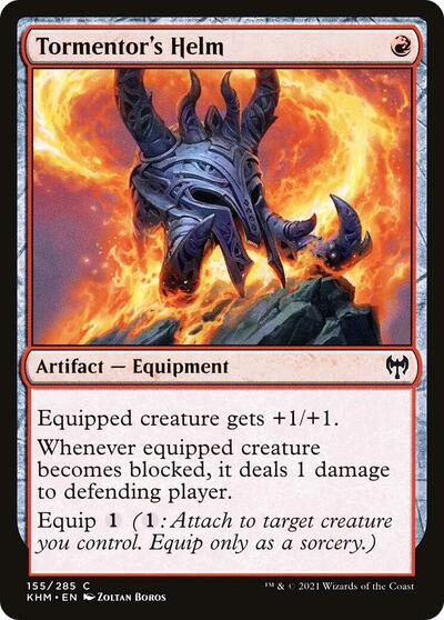 Tormentors Helm (KHM) #155 Common (Lightly Played) Kaldheim Magic: 2021