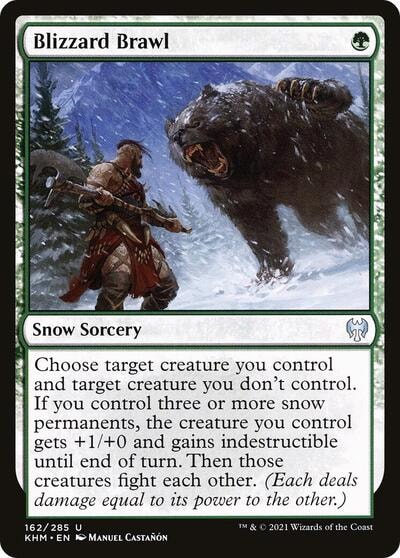 Blizzard Brawl (KHM) #162 Uncommon Kaldheim Magic: The Gathering: 2021
