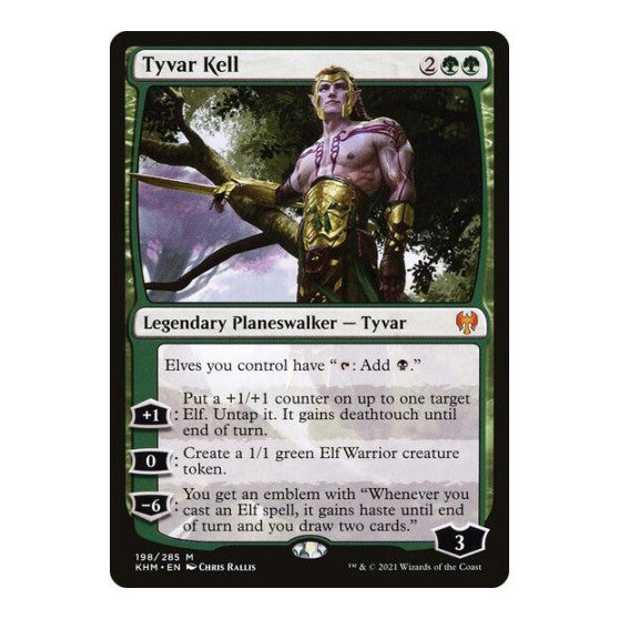 Tyvar Kell (KHM) #198 Mythic Rare (Lightly Played) Kaldheim Magic: The Gathering: 2021