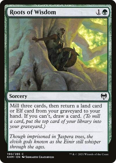 Roots of Wisdom (KHM) #190 Common Kaldheim Magic: The Gathering: 2021