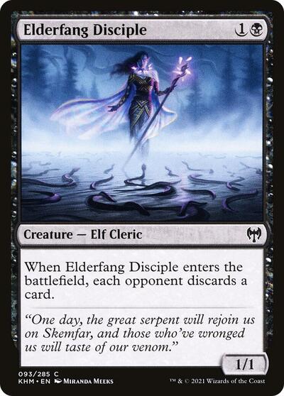 Elderfang Disciple (KHM) #93 Common Kaldheim Magic: 2021
