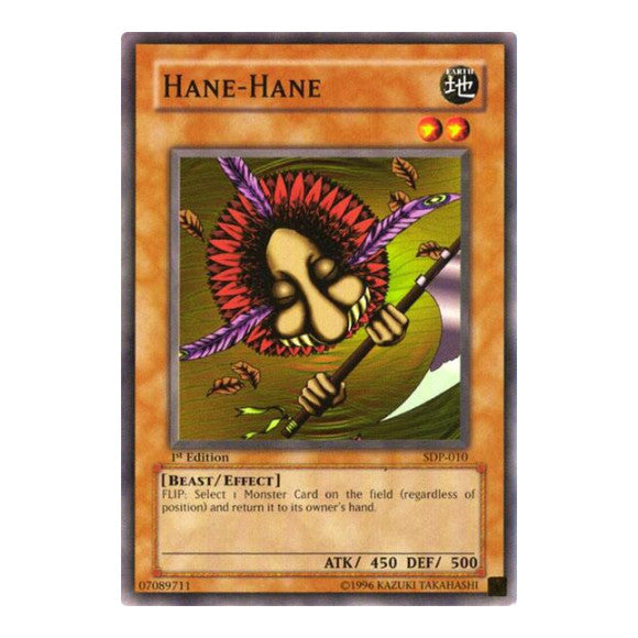 Hane-Hane (SDP) #SDP-010 Common (Unlimited Damaged) Starter Deck: Pegasus YuGiOh: 2003