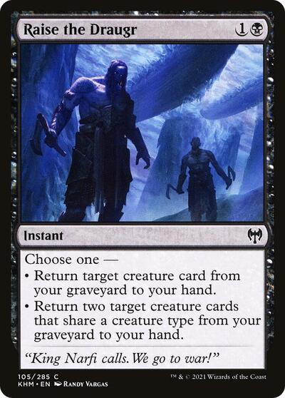 Raise the Draugr (KHM) #105 Common Kaldheim Magic: 2021