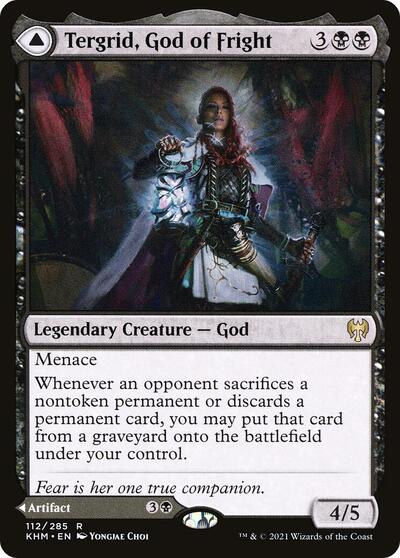 Tergrid God of Fright (KHM) #112 Rare (Near Mint) Kaldheim Magic: 2021