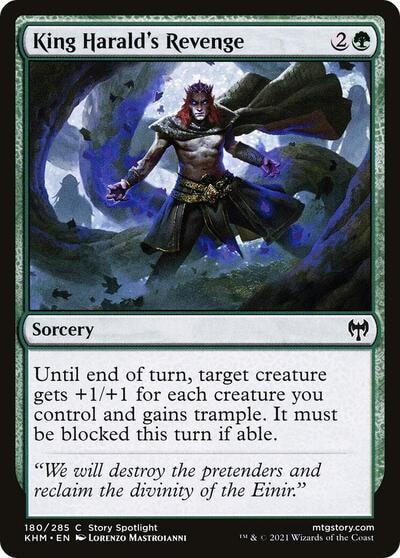 King Haralds Revenge (KHM) #180 Common (Lightly Played) Kaldheim Magic: The Gathering: 2021