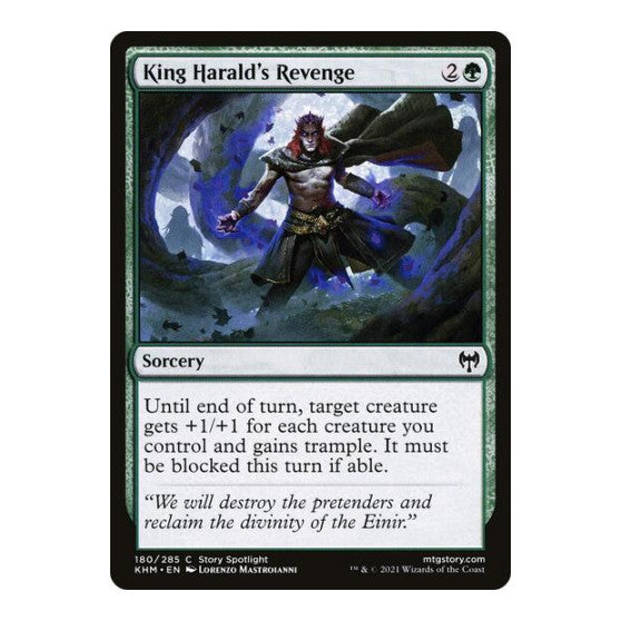 King Harald's Revenge (KHM) #180 Common (Lightly Played) Kaldheim Magic: The Gathering: 2021