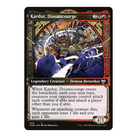 Kardur Doomscourge Showcase (KHM) #324 Uncommon (Lightly Played) Kaldheim Magic: The Gathering: 2021