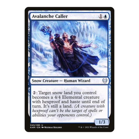 Avalanche Caller (KHM) #45 Uncommon (Lightly Played) Kaldheim Magic: The Gathering: 2021