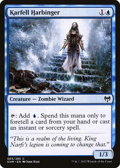 Karfell Harbinger (KHM) #65 Common (Lightly Played) Kaldheim Magic: The Gathering: 2021