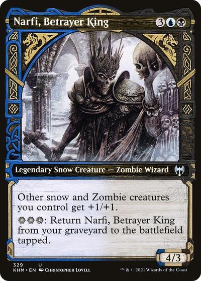 Narfi Betrayer King Showcase (KHM) #329 Uncommon (Lightly Played) Kaldheim Magic: The Gathering: 2021
