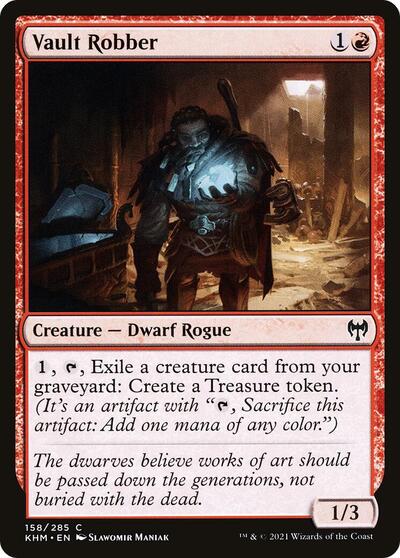 Vault Robber (KHM) #158 Common Kaldheim Magic: The Gathering: 2021