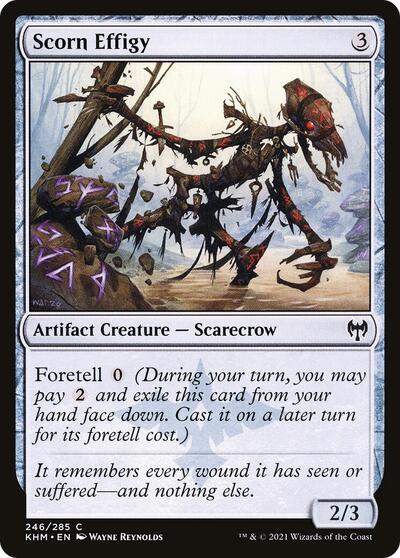 Scorn Effigy (KHM) #246 Common (Lightly Played) Kaldheim Magic: 2021