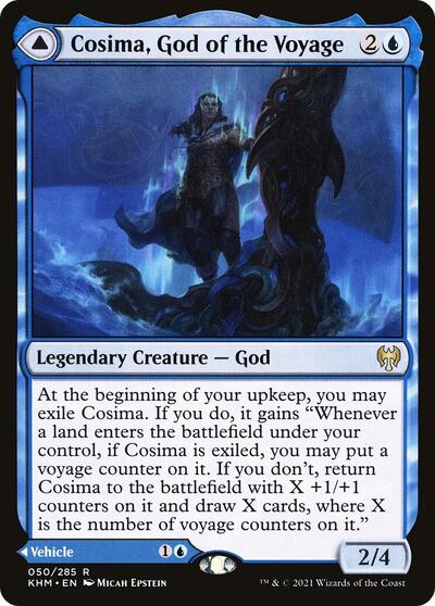 Cosima God of the Voyage (KHM) #50 Rare (Lightly Played) Kaldheim Magic: The Gathering: 2021