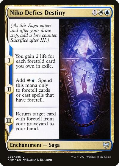 Niko Defies Destiny (KHM) #226 Uncommon (Lightly Played) Kaldheim Magic: The Gathering: 2021