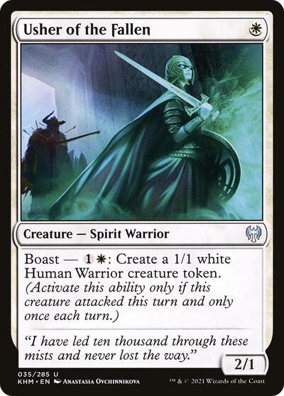 Usher of the Fallen (KHM) #35 Uncommon (Lightly Played) Kaldheim Magic: The Gathering: 2021