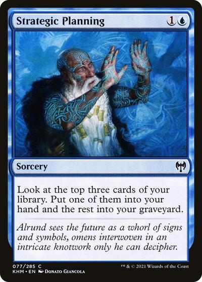 Strategic Planning (KHM) #77 Common (Lightly Played) Kaldheim Magic: 2021