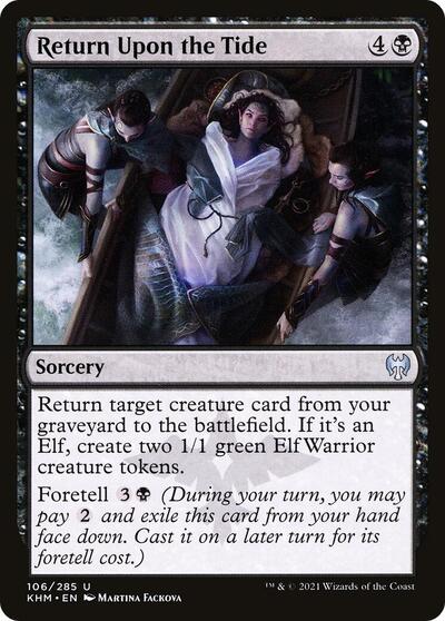 Return Upon the Tide (KHM) #106 Uncommon (Lightly Played) Kaldheim Magic: The Gathering: 2021