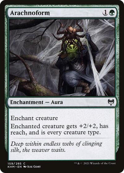 Arachnoform (KHM) #159 Common (Lightly Played) Kaldheim Magic: The Gathering: 2021