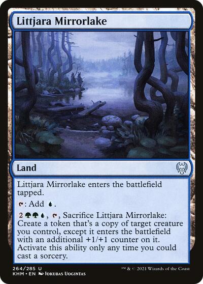 Littjara Mirrorlake (KHM) #264 Uncommon (Lightly Played) Kaldheim Magic: 2021