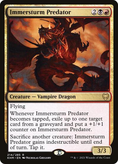 Immersturm Predator (KHM) #214 Rare Kaldheim Magic: The Gathering: 2021