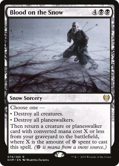 Blood on the Snow (KHM) #79 Rare (Near Mint) Kaldheim Magic: 2021