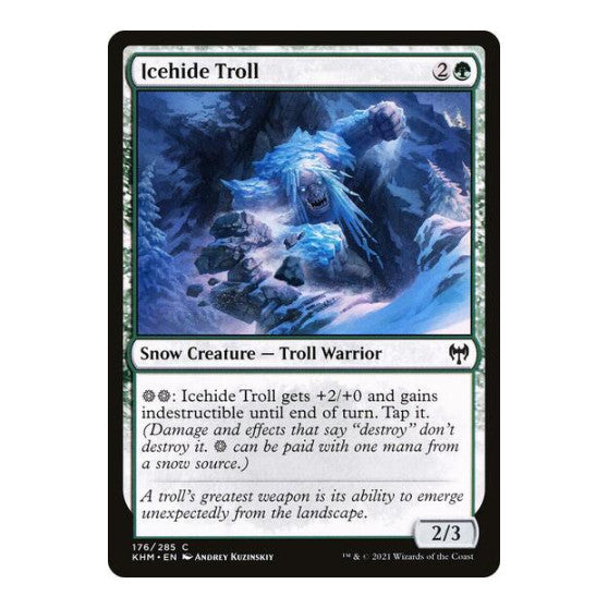 Icehide Troll (KHM) #176 Common Kaldheim Magic: The Gathering: 2021