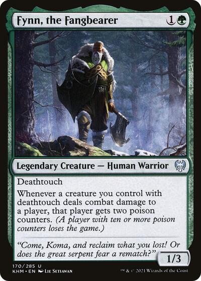 Fynn the Fangbearer (KHM) #170 Uncommon (Lightly Played) Kaldheim Magic: The Gathering: 2021