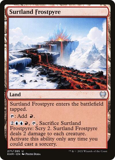 Surtland Frostpyre (KHM) #271 Uncommon (Lightly Played) Kaldheim Magic: The Gathering: 2021