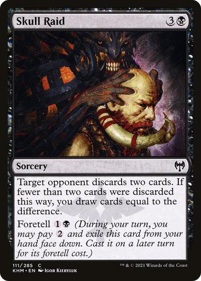 Skull Raid (KHM) #111 Common (Lightly Played) Kaldheim Magic: The Gathering: 2021