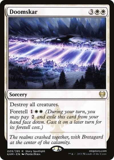 Doomskar (KHM) #9 Rare (Lightly Played) Kaldheim Magic: The Gathering: 2021