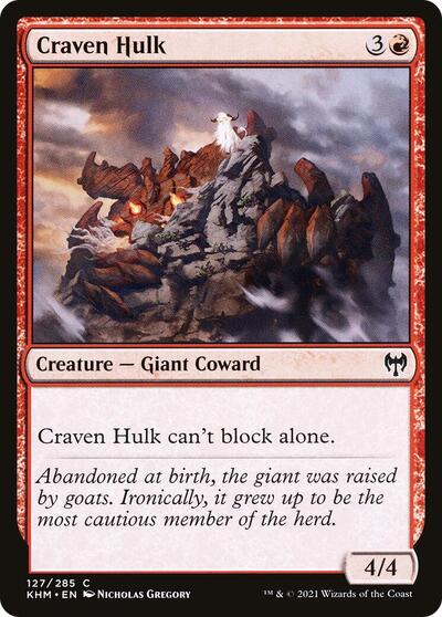 Craven Hulk (KHM) #127 Common Kaldheim Magic: The Gathering: 2021