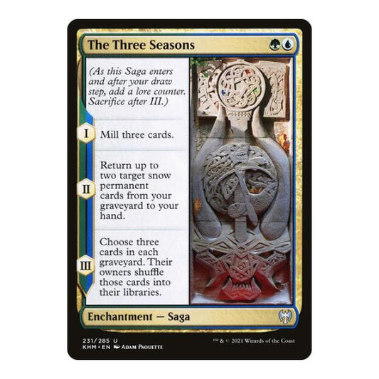 The Three Seasons (KHM) #231 Uncommon (Lightly Played) Kaldheim Magic: The Gathering: 2021