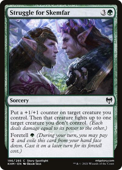 Struggle for Skemfar (KHM) #196 Common (Lightly Played) Kaldheim Magic: The Gathering: 2021