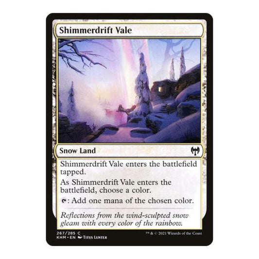 Shimmerdrift Vale (KHM) #267 Common (Lightly Played) Kaldheim Magic: The Gathering: 2021