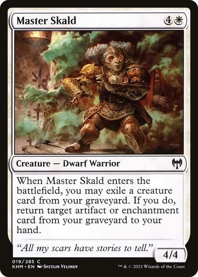 Master Skald (KHM) #19 Common Kaldheim Magic: The Gathering: 2021
