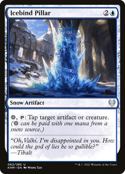 Icebind Pillar (KHM) #62 Uncommon (Lightly Played) Kaldheim Magic: The Gathering: 2021