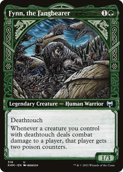 Fynn the Fangbearer Showcase (KHM) #316 Uncommon (Lightly Played) Kaldheim Magic: The Gathering: 2021
