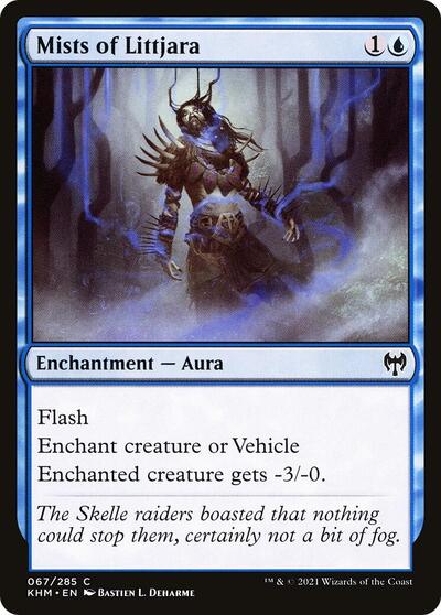 Mists of Littjara (KHM) #67 Common (Moderately Played) Kaldheim Magic: The Gathering: 2021