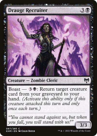 Draugr Recruiter (KHM) #87 Common Kaldheim Magic: The Gathering: 2021