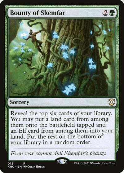Bounty of Skemfar (KHC) #12 Rare Commander: Kaldheim Magic: The Gathering: 2021
