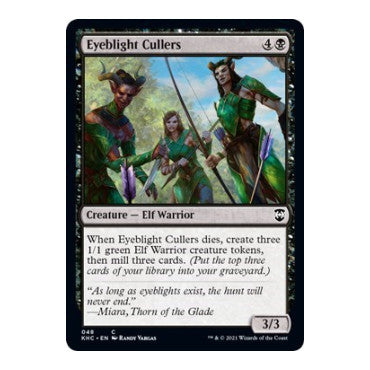 Eyeblight Cullers (KHC) #48 Common (Moderately Played) Commander: Kaldheim Magic: The Gathering: 2021