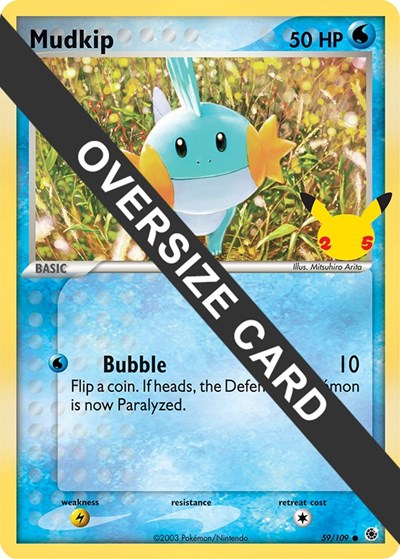 Mudkip (FPP) #059/109 Promo (Lightly Played) First Partner Pack Pokemon: 2026