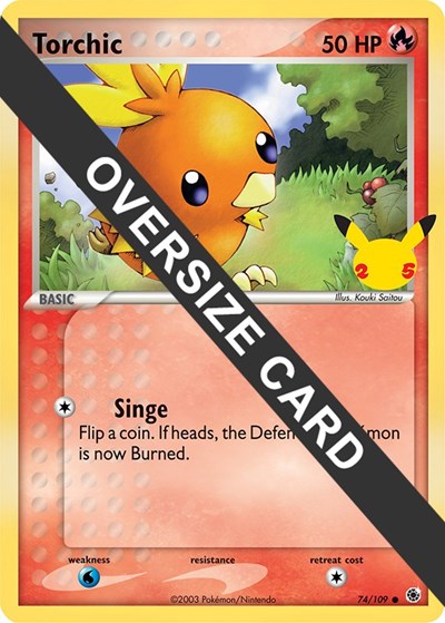 Torchic (FPP) #074/109 Promo (Lightly Played) First Partner Pack Pokemon: 2026