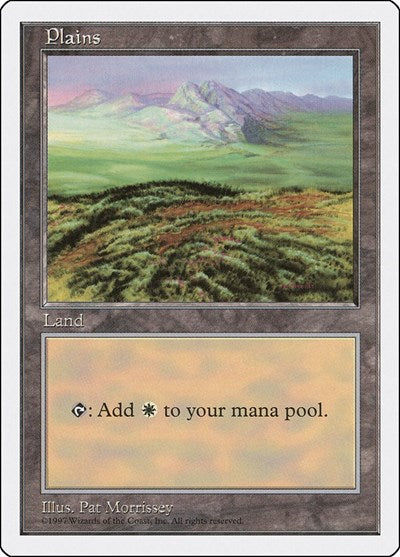 Plains 433 (5ED) #433 Land (Moderately Played) Fifth Edition Magic: The Gathering: 1997