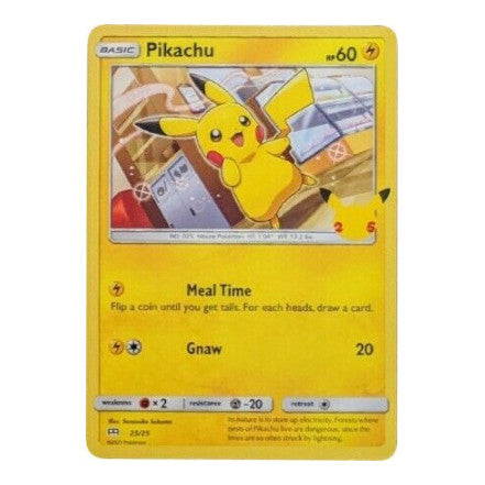 Pikachu - 25/25 (M21) #025/025 Promo (Near Mint) McDonald's 25th Anniversary Promos Pokemon: 2021